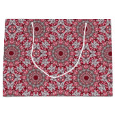 ピンク装飾休日抱き枕 ラージペーパーバッグ (正面)