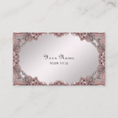 ピンク装飾名刺 名刺 (正面)