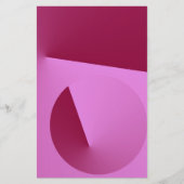 ピンク角度 便箋 (正面)