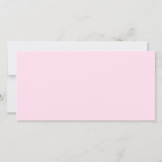 ピンク誕生日ありがとうフォトカードキッズ サンキューカード (裏面)