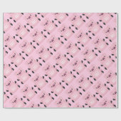 ピンク豚の赤ちゃんシャワー ラッピングペーパー (フラット)