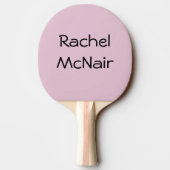 ピンク豚をサディ·ザ·ピンク豚〜かわいいガーリーかわいい 卓球ラケット (裏面)