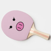 ピンク豚をサディ·ザ·ピンク豚〜かわいいガーリーかわいい 卓球ラケット (横)