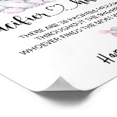 ピンク象おしゃぶり狩りベビーシャワーゲーム ポスター (角)