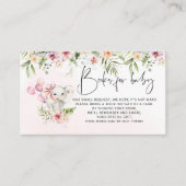 ピンク象の書籍ベビーチケットエンクロージャカード エンクロージャーカード (正面)