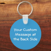 ピンク象の漫画キーチェーン キーホルダー (裏面)