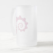 ピンク象の螺線形。 おもしろいの漫画 フロストグラスビールジョッキ (正面左)