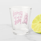 ピンク象を見るまで飲み物「 ショットグラス (裏面)