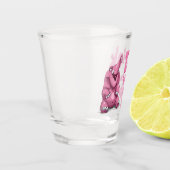 ピンク象を見るまで飲み物「 ショットグラス (左)