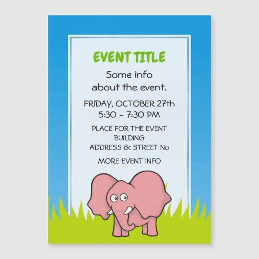 ピンク象 (正面)