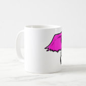 ピンク象 コーヒーマグカップ (正面左)
