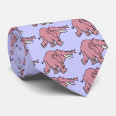 ピンク象 ネクタイ (ロール)