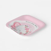 ピンク象 ペーパープレート (傾斜あり)