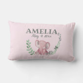 ピンク象 ランバークッション (裏面)