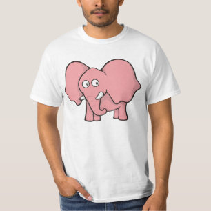 ピンク象 Tシャツ