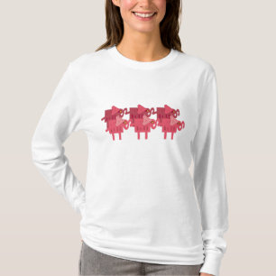 ピンク象 Tシャツ