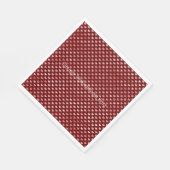 ピンク赤いハート グラデーション スタンダードランチョンナプキン (角)