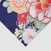 ピンク赤い白い花牡丹、バラ日本のフローラ 薄葉紙 (詳細)