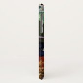 ピンク赤アネモネ白い花,蝶モノグラム Case-Mate iPhoneケース (裏面/左)