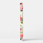 ピンク赤グリーンフローラ水色ケースメイトiPhone Case-Mate iPhoneケース (裏面 / 右)