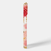 ピンク赤バラフローラ花水彩 Case-Mate iPhoneケース (裏面 / 右)