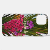 ピンク赤ブーゲンビリア花パームズトロピカル Case-Mate iPhoneケース (裏面 (横))
