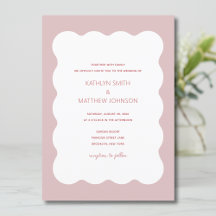 ピンク赤縁ど波モダンレトロ結婚s