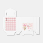 ピンク赤面アイスクリームサンキュー フェイバーボックス (折り畳みなし)