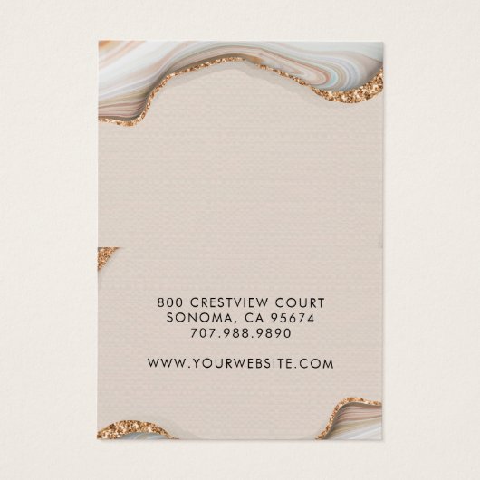 ピンク赤面アゲートヘードイヤリングネックレス (裏面)