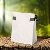 ピンク赤面ウエディングフラワーボタニカルタイポグラフィ フェイバーボックス