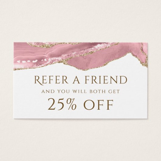 ピンク赤面エージェント紹介カード (正面)