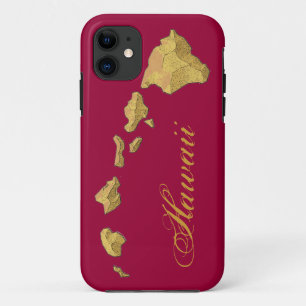 ピンク赤面ハワイ島チェーンiphone 5ケース iPhone 11 ケース