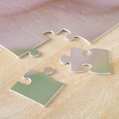 ピンク赤面バラ花びらアートパズル ジグソーパズル (側面)