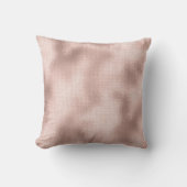 ピンク赤面バラ金ゴールドグラムスパークル クッション (正面)