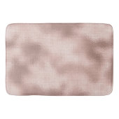 ピンク赤面バラ金ゴールドブライダルシャワー バスマット (正面)