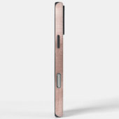 ピンク赤面バラ金ゴールドボウ Case-Mate iPhoneケース (裏面 / 右)