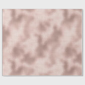 ピンク赤面バラ金ゴールド誕生日 ラッピングペーパー (フラット)