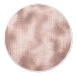 ピンク赤面バラ セラミックノブ