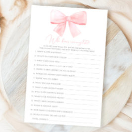 ピンク赤面パステルボウ誰がママのゲームを知っ最高のている