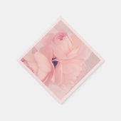 ピンク赤面ピンク紙ナプキンス スタンダードカクテルナプキン (角)