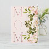 ピンク赤面フォイル母フローラハッピー母の日 (スタンド正面)