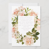 ピンク赤面フォイル母フローラハッピー母の日 (裏面)