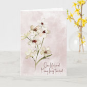 ピンク赤面フローラ悔やみや弔慰 カード (黄色い花)