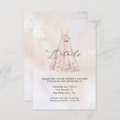 ピンク赤面フローラ甘い16詳細エンクロージャカード エンクロージャーカード (正面/裏面)