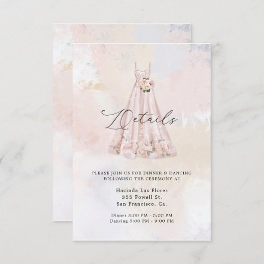 ピンク赤面フローラ甘い16詳細エンクロージャカード エンクロージャーカード (正面/裏面)