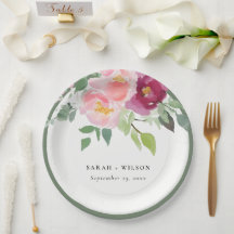 ピンク赤面ブルゴーニュバラウォーター結婚カラー