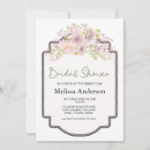 ピンク赤面マグノリアフローラエレガントブライダルシャワー (正面)