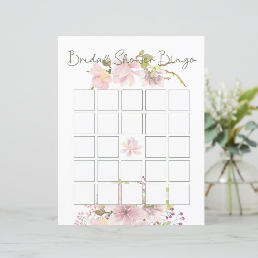 ピンク赤面マグノリアフローラブライダルシャワービンゴ (スタンド正面)