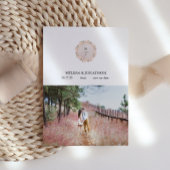 ピンク赤面マグノリアフローラ画像を追加する日付を保存 セーブザデート