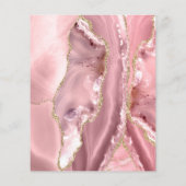 ピンク赤面揚げチラシ チラシ (裏面)